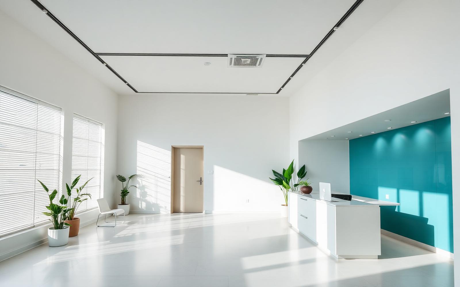 Modern dental clinic reception